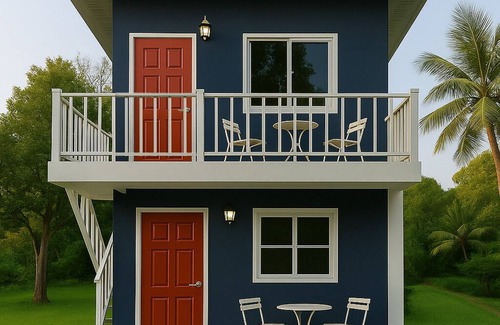 Bang Bao Bay House | Stylish 2 Story Building, 2 Bungalows. Unit A.