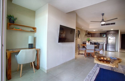 South Hotel Zone Condo | Stylish Double Balcony Condo w/Ocean & Mtn View