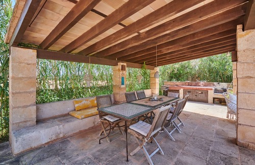Es Palmer Villa | Stylish finca with pool and garden in a quiet location between Campos and Es Trenc