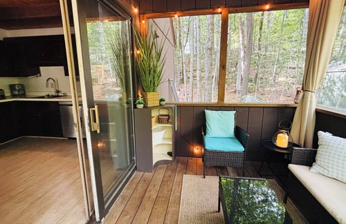 Lake Ariel House | Stylish Lake Retreat with Pool, Beaches , Fire Place and Fire Pit