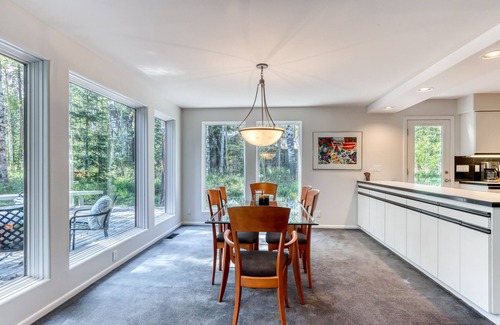 Black Butte Ranch House | Stylish & secluded home with a washer/dryer, fireplace, & resort amenity access