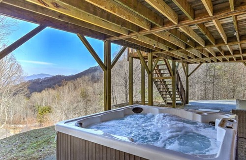 Canton House | Stylish View Home w/ Hot Tub