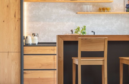 Traunstein District Apartment | Suite Pfaffersee - barrier-free access with terrace and lake view