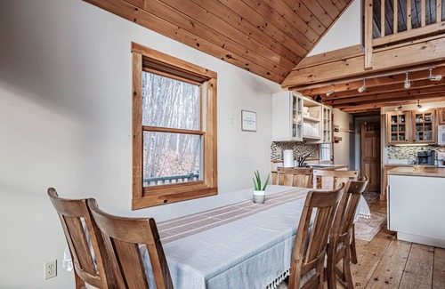 Bryant Pond Ski Chalet | Sunday River Cabin, Hot Tub & Mountain Views!
