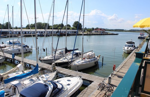 Karlshagen Apartment | Sunny apartment with large balcony overlooking the marina