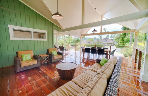 Hanalei House | Sunny Hanalei home, steps from beach and town.