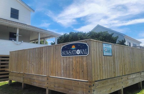 Ocracoke House | Sunsational: Spacious home with saltwater pool