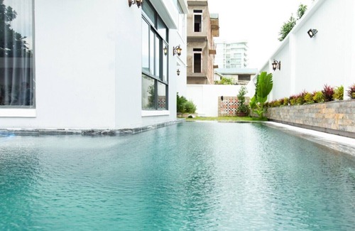 Vung Tau Villa | Sunsea Villa - Long Cung, near the sea 300m, BBQ, 5 rooms for 20 travellers