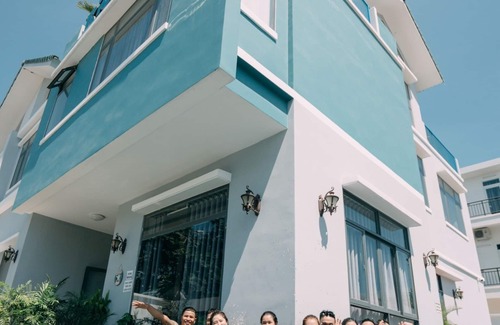 Vung Tau Villa | Sunsea Villa - Long Cung, near the sea 300m, BBQ, 5 rooms for 20 travellers