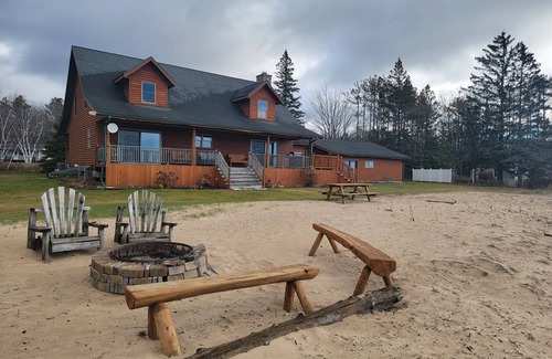 Garden House | Sunset Beach House on Lake Michigan with 230 feet of private sandy beach!