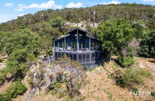 Lower Basin Lake Travis House | Sunset Waterfront 4BR 2BA w Pool and River Near Lake Travis by Austin Vacay