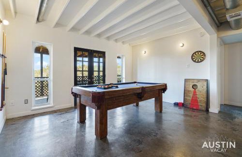 Lower Basin Lake Travis House | Sunset Waterfront 4BR 2BA w Pool and River Near Lake Travis by Austin Vacay
