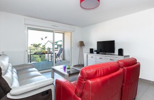 Capbreton Apartment | Superbe appartement neuf à deux pas de la plage avec balcon et parking privé à Capbreton - FR-1-239-387