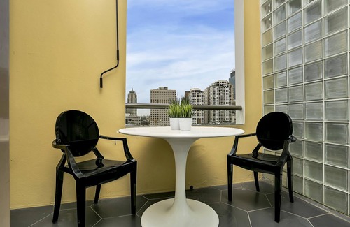 Surry Hills Apartment | Surry Hills- SHIL5 - Campbell Street - Stylish 1BR Warehouse Apartment with Balcony City Views in The Carlisle, Surry Hills