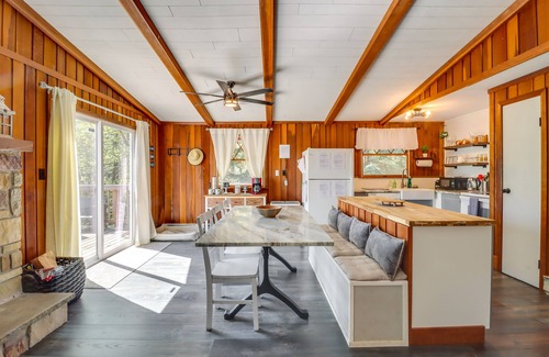 Long Pond Cabin | Swim Dock & Game Room: Lakefront Poconos Cabin!