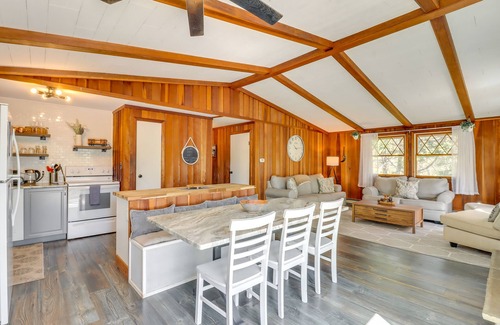Long Pond Cabin | Swim Dock & Game Room: Lakefront Poconos Cabin!