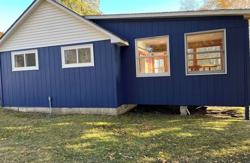 McMillan Cottage | Swimming, Snowmobiling, Serenity! Lakefront Cottage on Big Manistique Lake