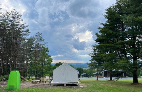 Thompson RV Rental | Tentrr Signature Site - Endless Mountain Escape at Camp Bluestone
