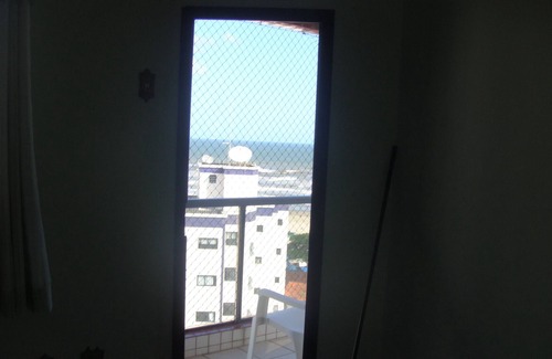 Vila Assuncao Apartment | Terrace with pool and barbecue both of exclusive use, overlooking the sea