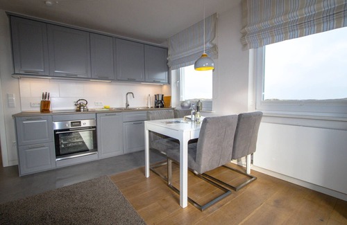 Hornum Apartment | The apartment Strandgut is located in the house Atair.