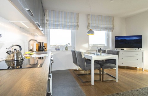Hornum Apartment | The apartment Strandgut is located in the house Atair.