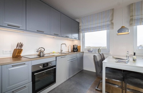 Hornum Apartment | The apartment Strandgut is located in the house Atair.