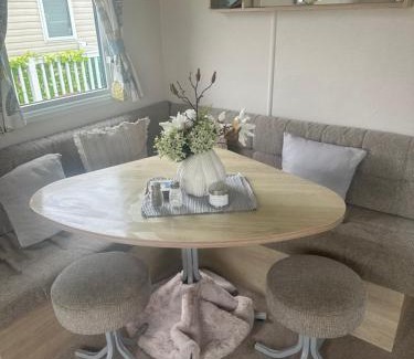 Gronant Resort | The Aurora van at Presthaven sands holiday park and beach resort in North Wales- 8 berth