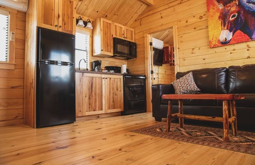 Amarillo Cabin | The Big Texan - Cabins & Wagons
