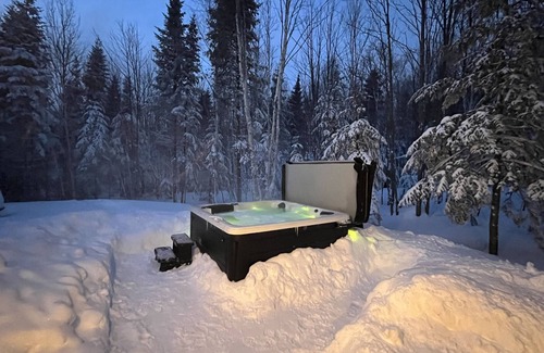 Saint-Tite-des-Caps Ski Chalet | The Birch House - Cottage with spa located 10 min from Le Massif de Charlevoix