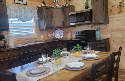 Dennis Cabin | The Blue Iris Cabin on Lake Granbury