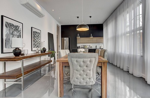 Pointe-Saint-Charles Apartment | THE BOHO CHIC | Two-Bedroom Loft w. Terrace