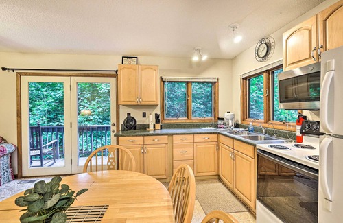 Roan Mountain Cabin | ‘The Chalet Retreat’ Cabin Across from Creek!