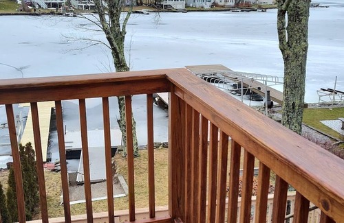 Winchester Cottage | The Cottage at Highland Lake, year-round, waterfront with a boat dock
