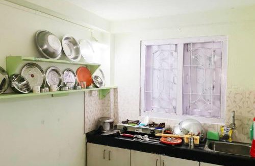 Sualkuchi House | The Golden Arc Cottage - One King Bed Non-AC Bed Room with private kitchen - kitchen uses 200 per night