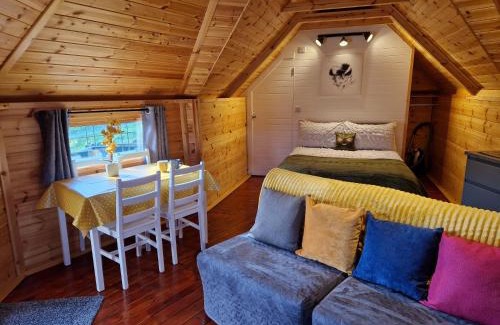 Amroth Apartment | The Hive - Unique log cabin with wood burning stove