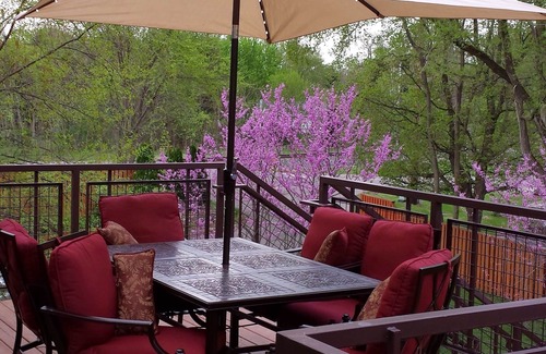 Shorewood-Tower Hills-Harbert Condo | The Lake's Warm! Book for August! Relax. Hot tub - Steam Shower - Fireplace.