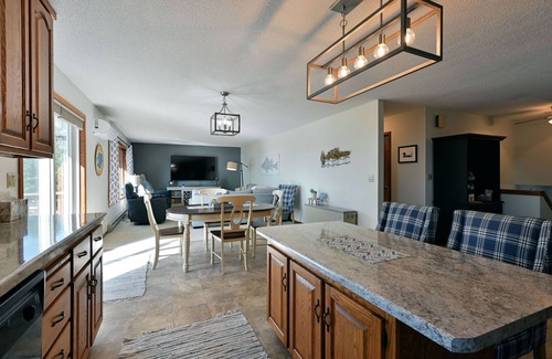 Shell Lake House | The Lively Loon- Exceptional sandy beach located minutes from Shell Lake.