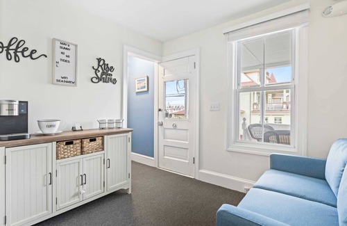Ocean Grove House | The Melrose, 2D - Queen Bed & Bath: Romantic Getaway, Steps from the Beach, Cozy
