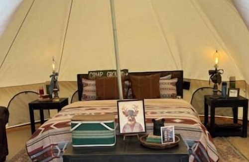 Idaho Falls RV Rental | The Old Faithful Glamping YURT in Ririe Idaho