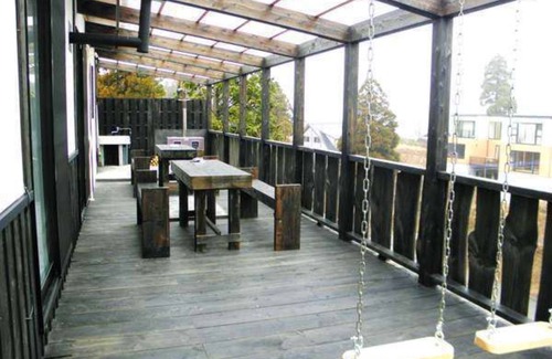 Kurokawa Onsen Cottage | The openair bath comes with a vat bath and an ind/Aso-gun Kumamoto