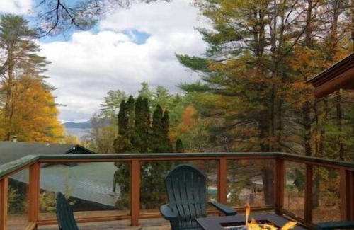 Lake George Cabin | The Owl of Lake George 2 BR deck lake views fireplace