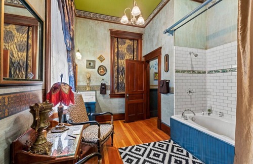 Historic Railroad District Hotel | The Peerless Hotel | Junior Suite #2 | Jetted Tub | Historic District