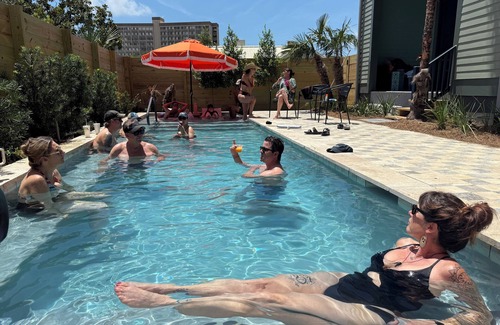 Biloxi House | The Pullman House #820 - Downtown Townhouse with Pool
