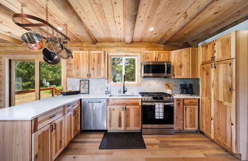 Harrison House | The Ranch at Lake Coeur d'Alene | Newly Built Log Cabin