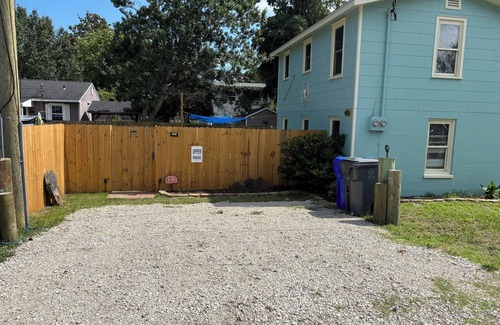 North Carolina Coast Apartment | The Sand Bucket is within walking distance to the beach and boardwalk.