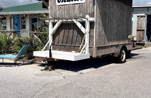 North Topsail Beach House | The Sandbox – Vintage Beach Camper with Prime Fishing Access