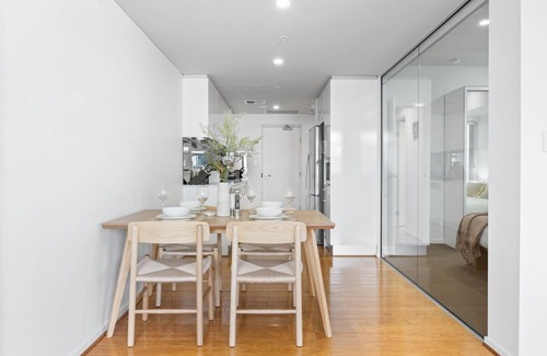 Adelaide Central Business District Apartment | The Terrace - 1BR with Dedicated Workspace