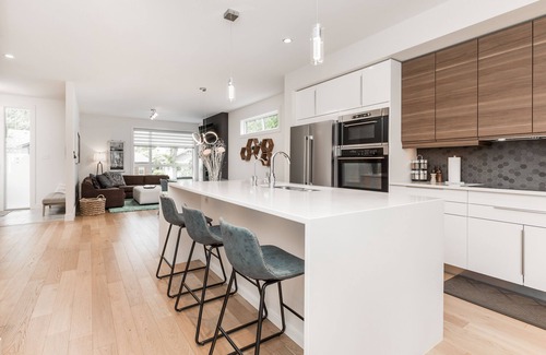 South Lethbridge House | Theatre - Fire Table - High End Executive Home