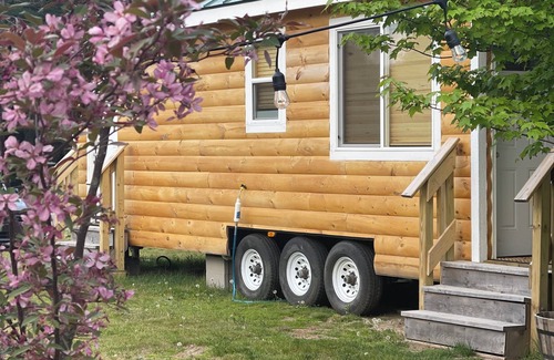 Christmas Cabin | Tiny Home at Pictured Rocks: Clean, Cozy & well appointed w/wifi, AC, & firepit
