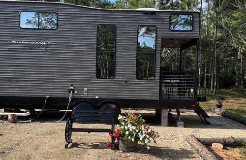 Florida Panhandle House | Tiny Home with Bay Views located in Milton Florida on 20 acres & perfect escape!